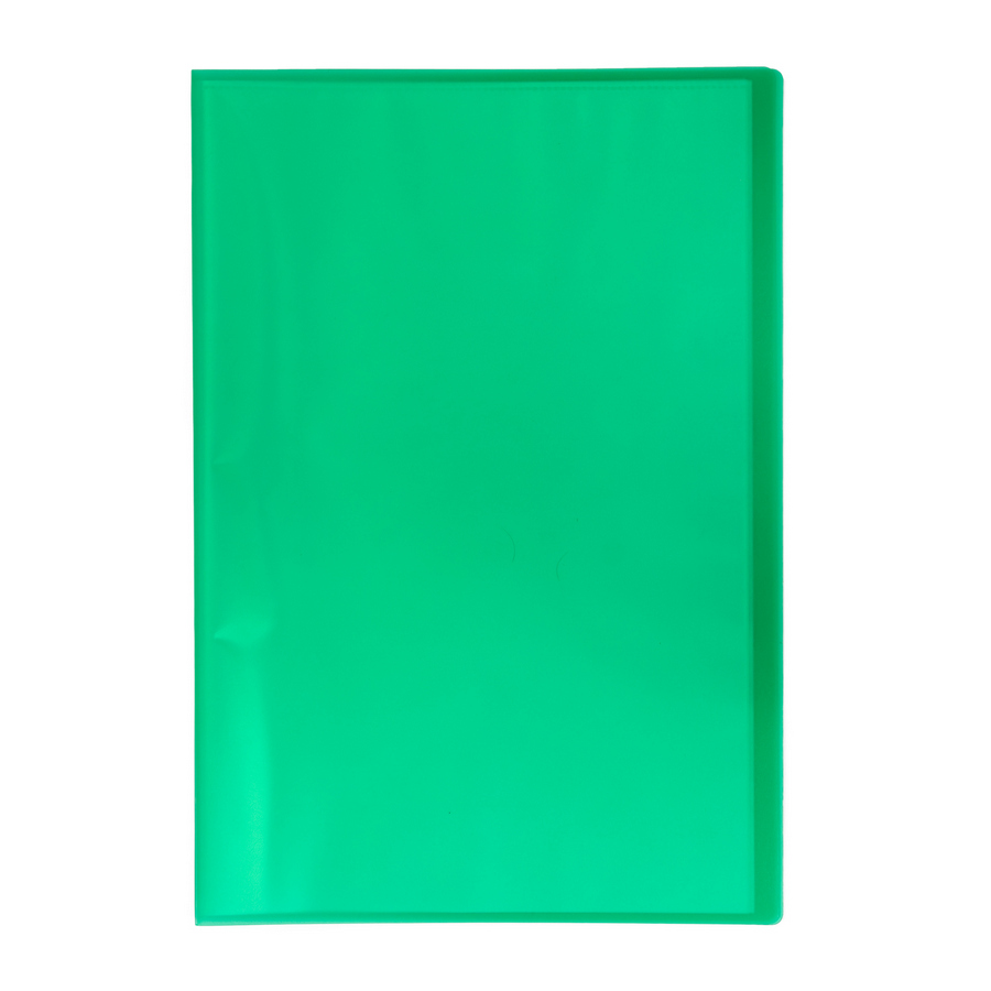 BANTEX Trendy Display Book / Clear Holder Folio (20 pockets) - Grass Green - utama